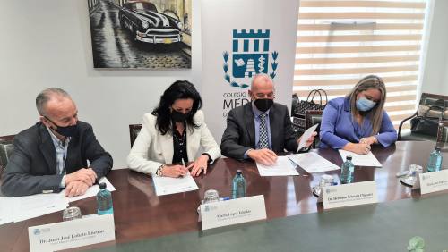 Convenio de colaboraci�n entre la Fundaci�n Jorge Ali� y el Colegio de M�dicos de la provincia de Alicante