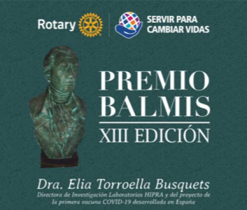 María López, presidenta de la Fundación Jorge Alió participa en la organización del Premio Balmis del Rotary Club Alicante