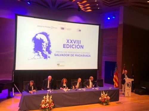 La presidenta de la Fundación Jorge Alió presente en la Gala XXVIII Premios de Periodismo Europeo