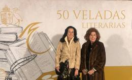 La presidenta de la Fundaci�n Jorge Ali� asiste a la celebraci�n de la edici�n n�mero 50 de las Veladas Literarias