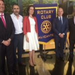 Presentación en el Rotary Club de Alicante
