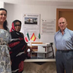 Visita de la Alcaldesa de Nouadhibou a la sede de la Fundación Jorge Alió