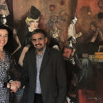 Visita institucional a la Fundación Jorge Alió del delegado de la Asociación Saharauis para Alicante