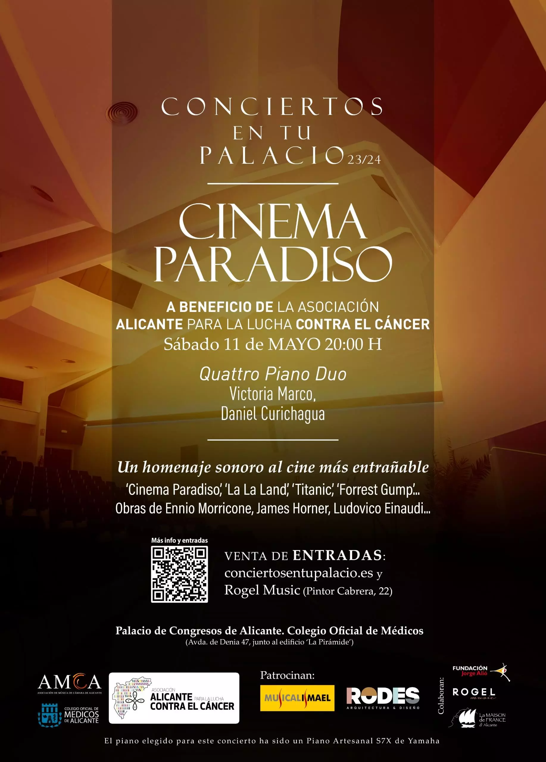 Conciertos en tu Palacio - CINEMA PARADISO