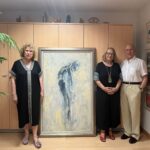 <strong>LA ARTISTA DOLORES BALSALOBRE DONA SU OBRA “MIRADA BORROSA. SUPERACIÓN”, EN LA FUNDACIÓN JORGE ALIÓ</strong>