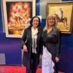 LA PRESIDENTA DE LA FJA VISITA LA EXPOSICIÓN DE LA ARTISTA ANA AYEN