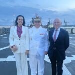 LA FUNDACION JORGE ALIO PRESENTE EN EL ARRIADO SOLEMNE DE BANDERA A BORDO DEL BAM RELAMPAGO (P-43)