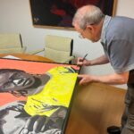 LA FUNDACION JORGE ALIO RECIBE EN DONACION LA OBRA  “MIRADAS II” DE JUAN SANZ FERRE